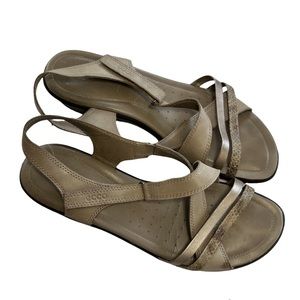 Ecco Felicia Leather Patent Wedge Sandals Shoes 42 Women’s Size 11 - 11 1/2